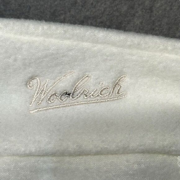 Woolrich Fleece Full Zip Vest Sleeveless Pockets Women’s M White Polyester Warm - Picture 8 of 8
